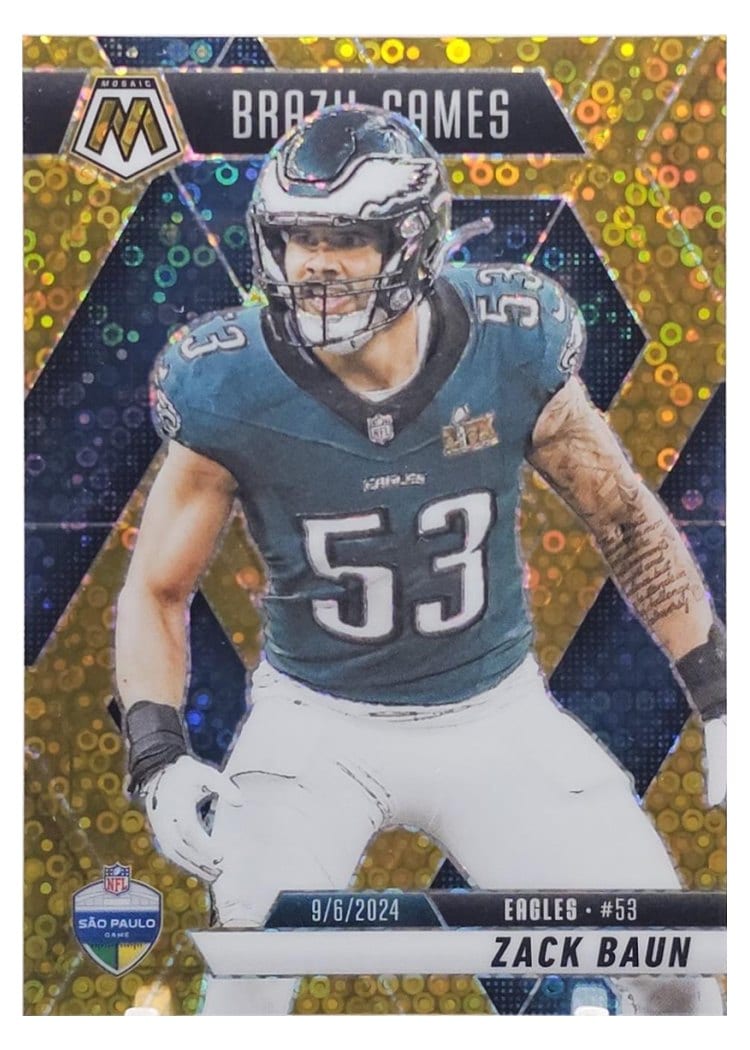 2025 Panini Mosaic Base Set Zack Baun #268 card