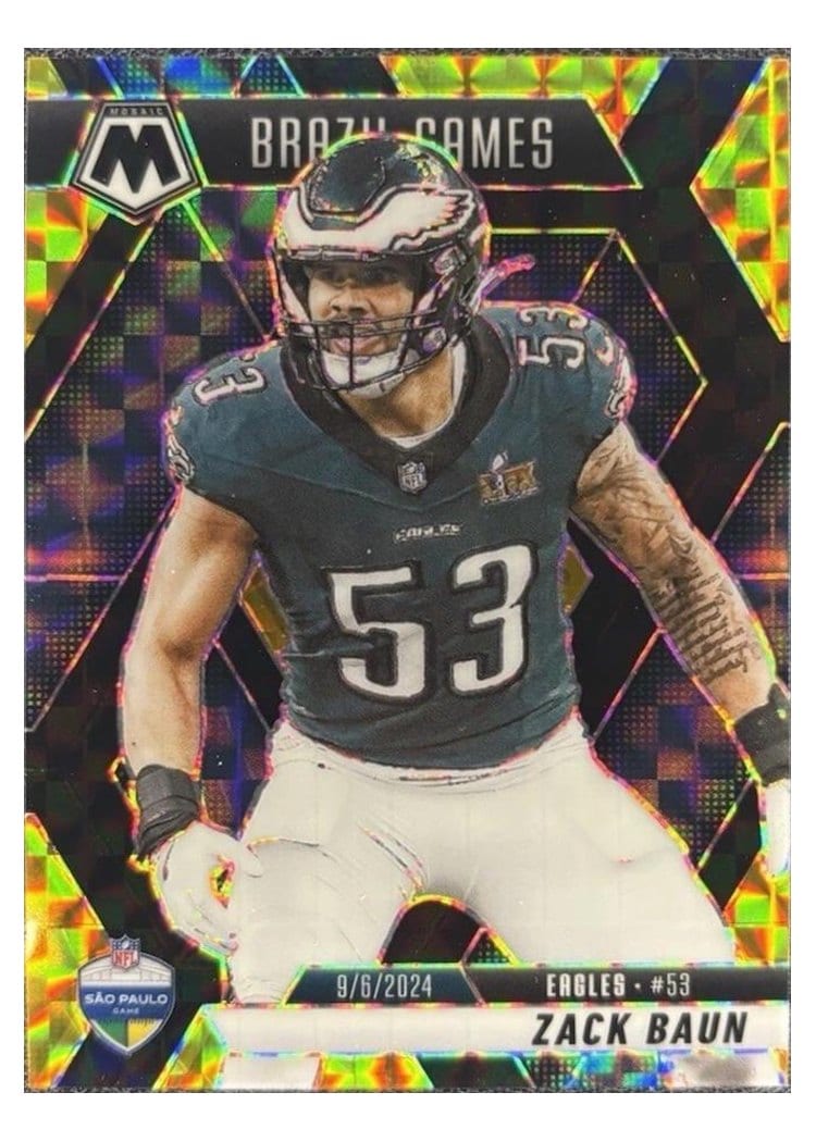 2025 Panini Mosaic Base Set Zack Baun #268 card