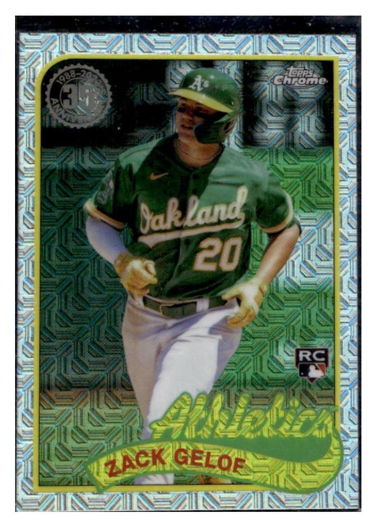 2024 Topps 1989 Topps Baseball 35th Anniversary Chrome (Series One) Zack Gelof #T89C-1 card