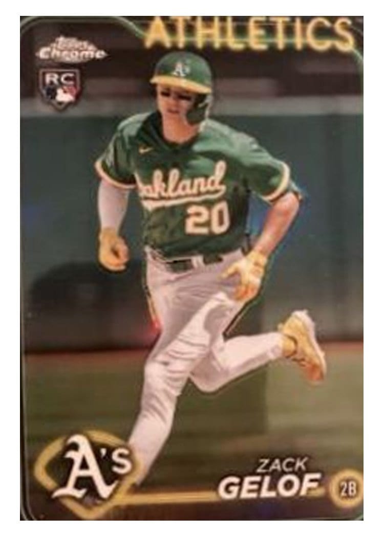 2024 Topps Chrome Zack Gelof #282 card