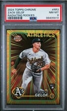 2024 Topps Chrome Radiating Rookies Zack Gelof #RR-3 card