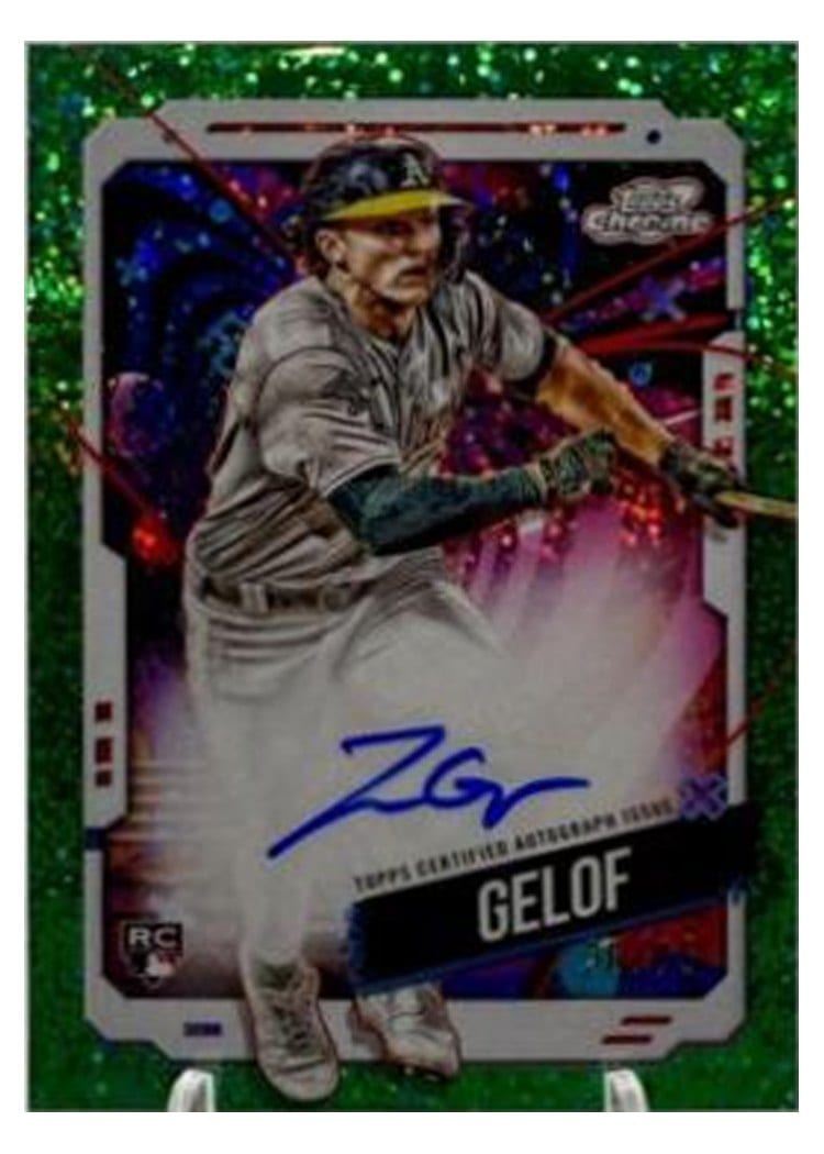 2024 Topps Cosmic Chrome Autographs Zack Gelof #CCA-ZG card