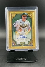 2024 Topps Gilded Collection Gallery of Gold Autographs Zack Gelof #GOG-ZG card