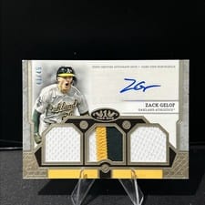 2024 Topps Tier One Autographed Relics Zack Gelof #T1AR-ZGE card