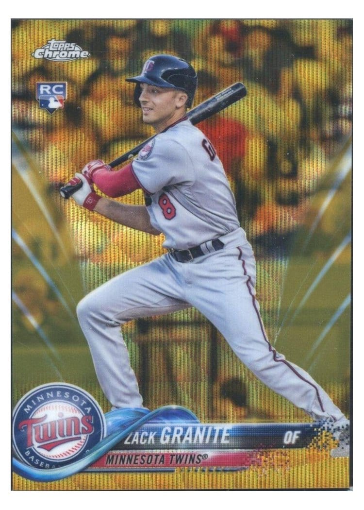 2018 Topps Chrome Base Set Zack Granite #154 card