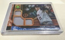 2022 Topps Tribute Triple Relics Zack Greinke #TTR-ZG card
