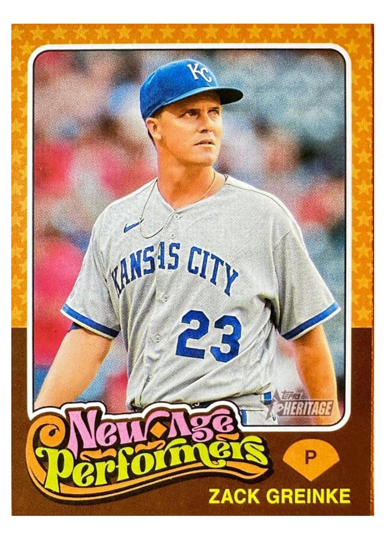 2024 Topps Heritage Mini New Age Performers Zack Grienke #NAP-5 card