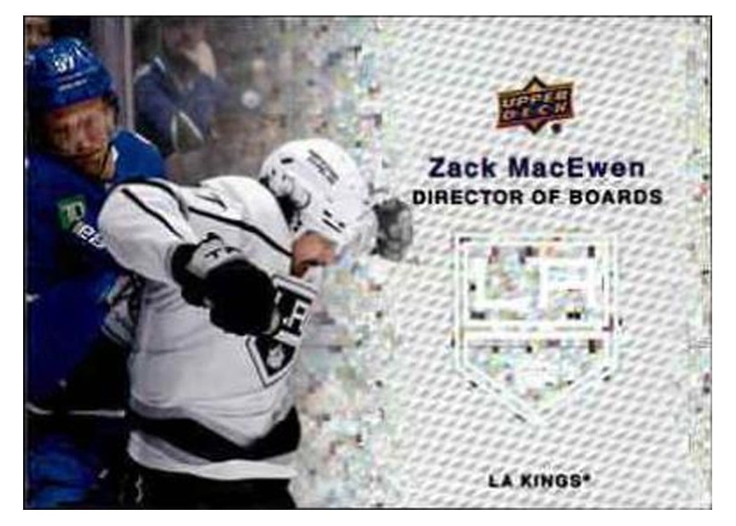 2023-24 Upper Deck Director of Boards Zack MacEwen #DB-9 card