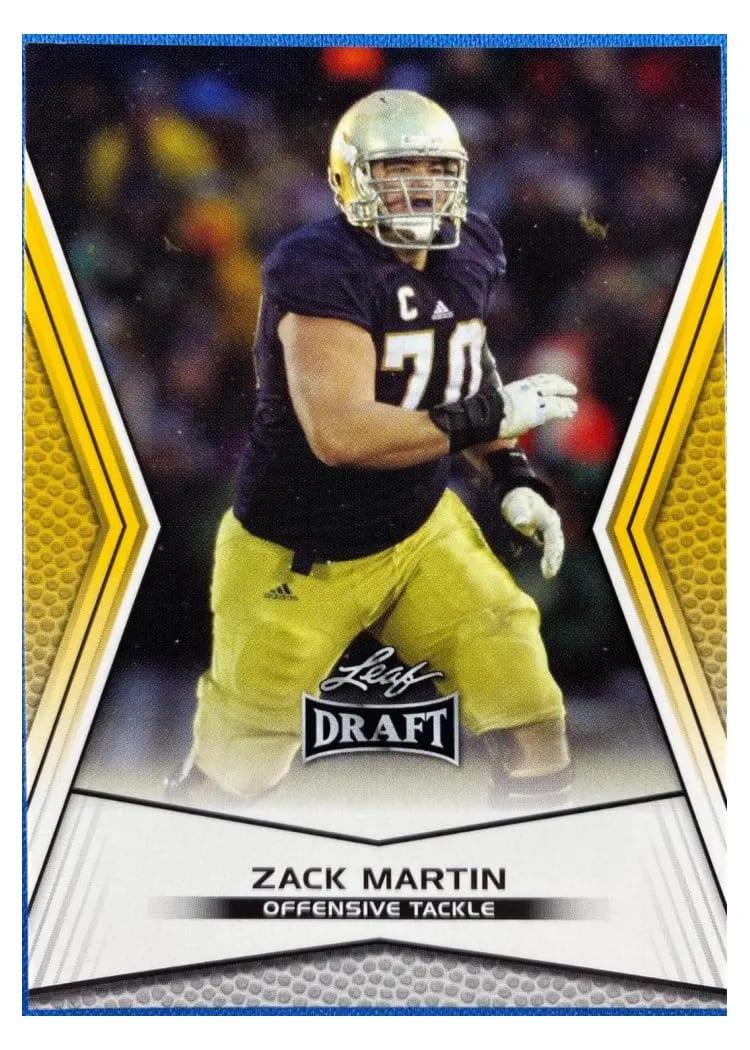 2014 Leaf Draft Zack Martin #65 card