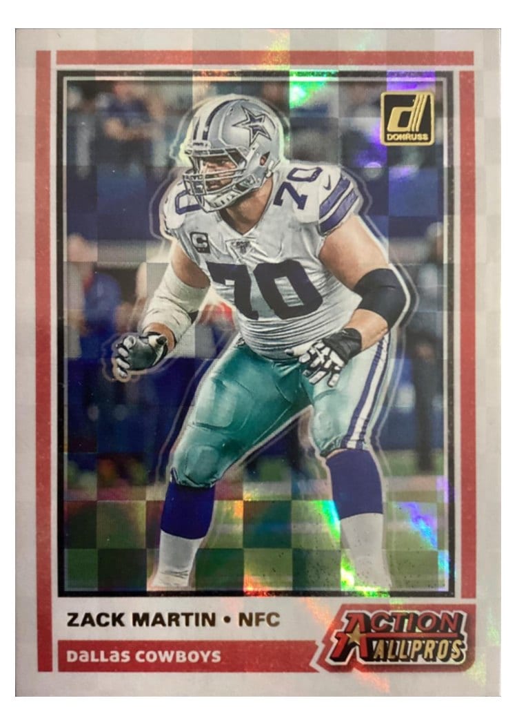 2020 Donruss Action All-Pros Zack Martin #AAP-ZM card