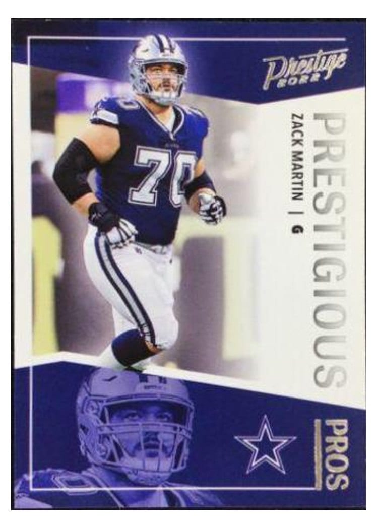 2022 Panini Prestige Prestigious Pros Zack Martin #PP-12 card