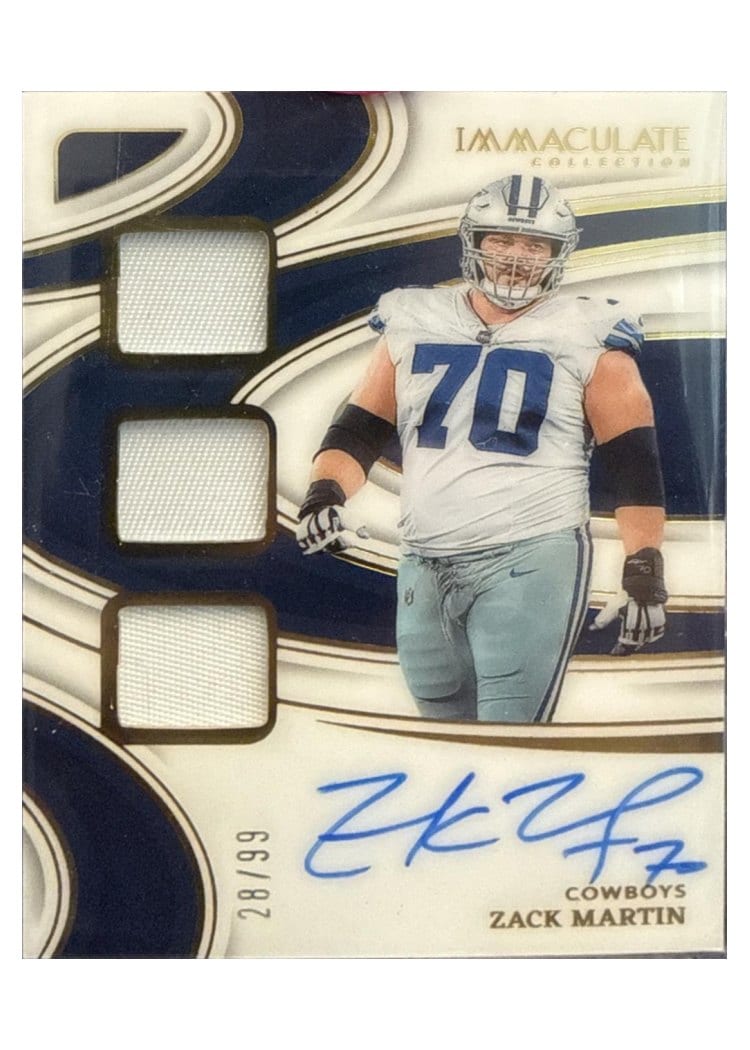 2024 Panini Immaculate Collection Immaculate Players Collection Autographs Zack Martin #22 card