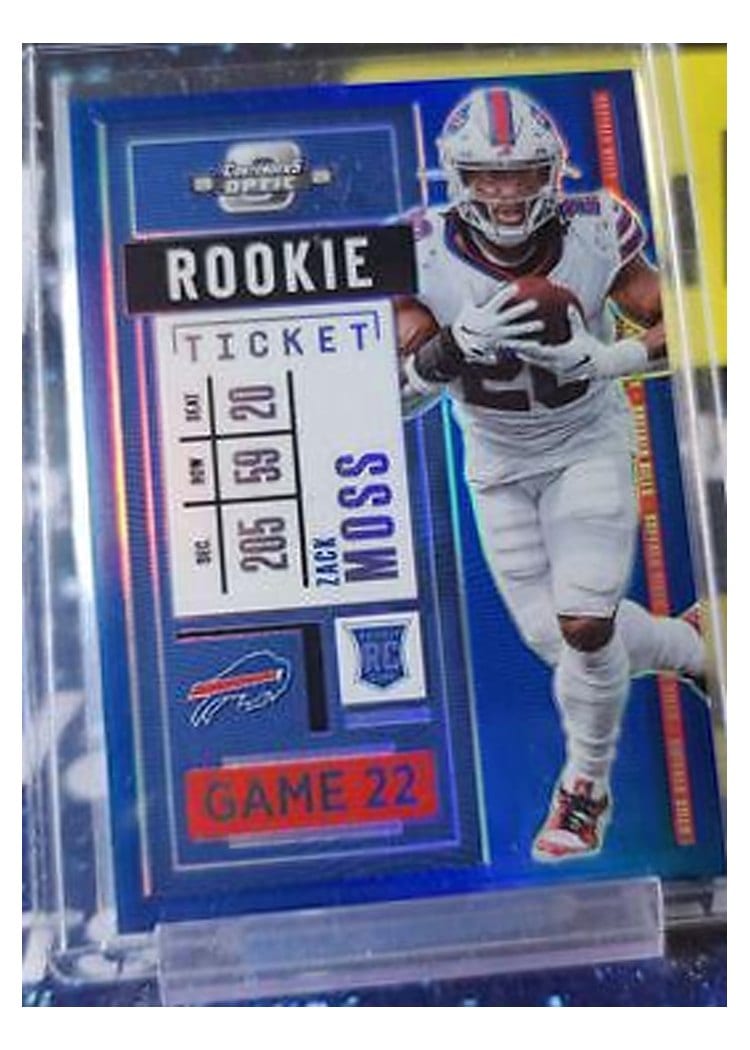 2020 Panini Contenders Optic Base Set Zack Moss #95 card