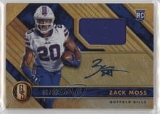 2020 Panini Gold Standard Rookie Jersey Autographs Zack Moss #226 card