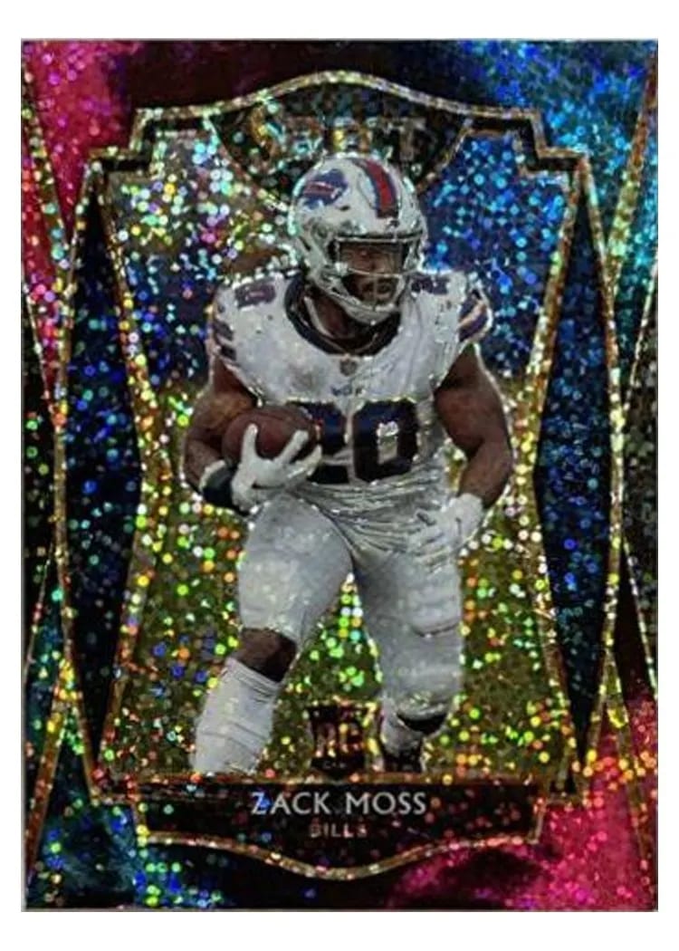 2020 Panini Select Base Set Zack Moss #169 card