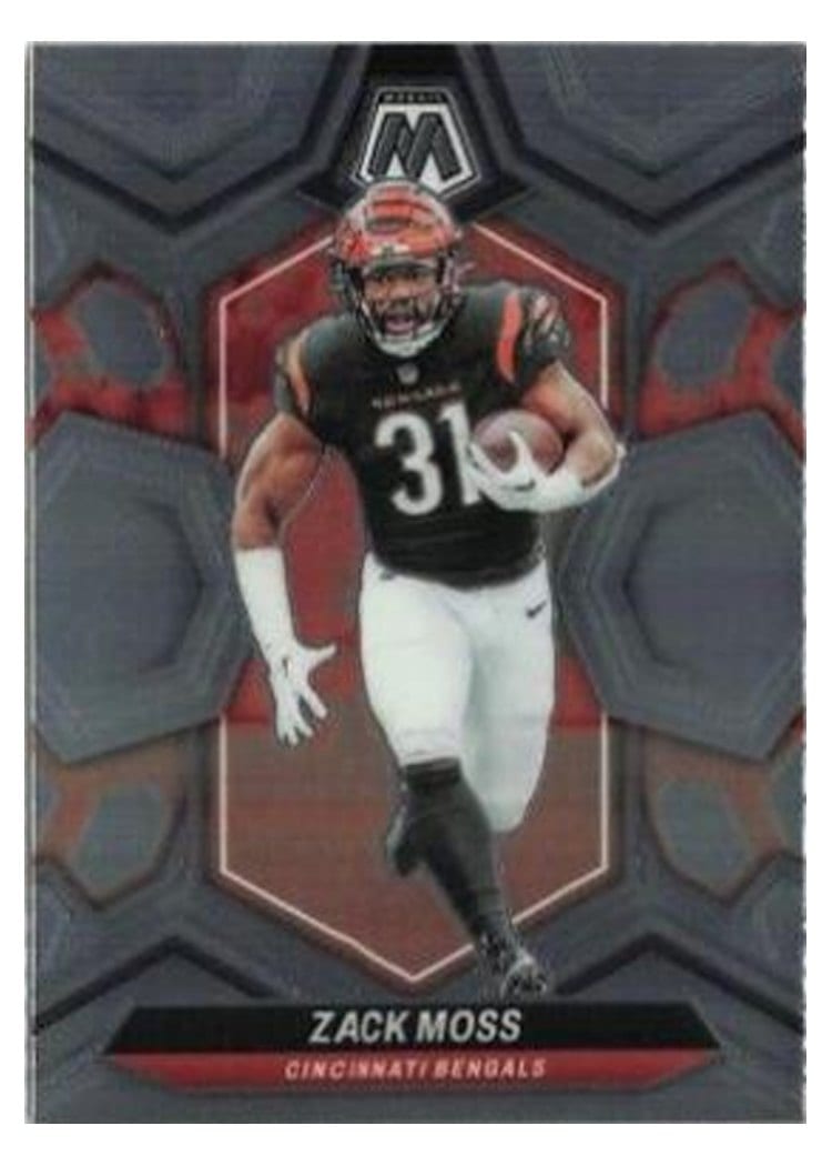 2024 Panini Mosaic Base Set Zack Moss #44 card