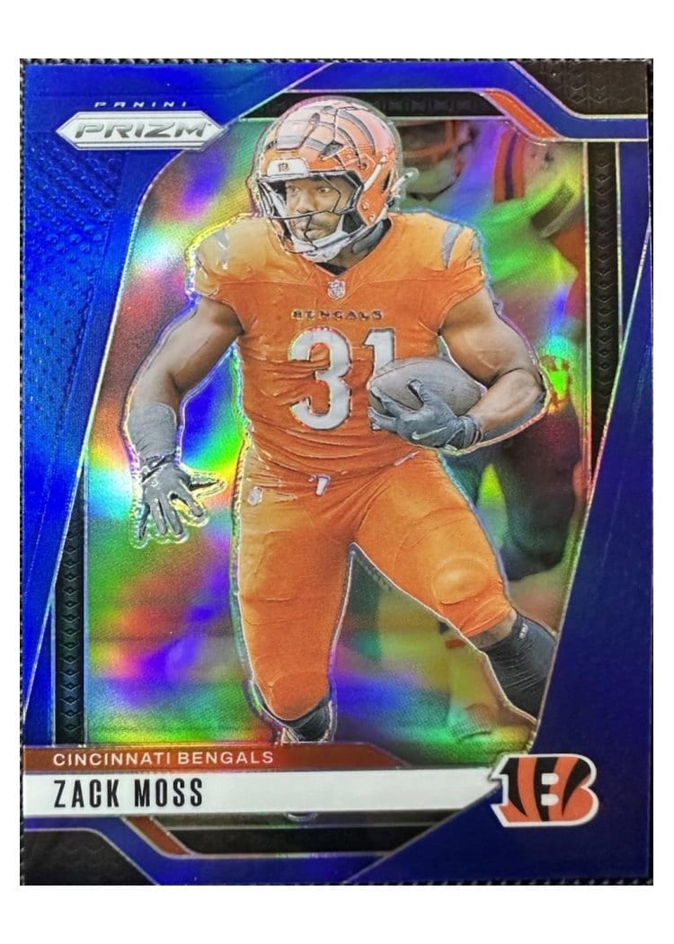 2024 Panini Prizm Base Set Zack Moss #56 card