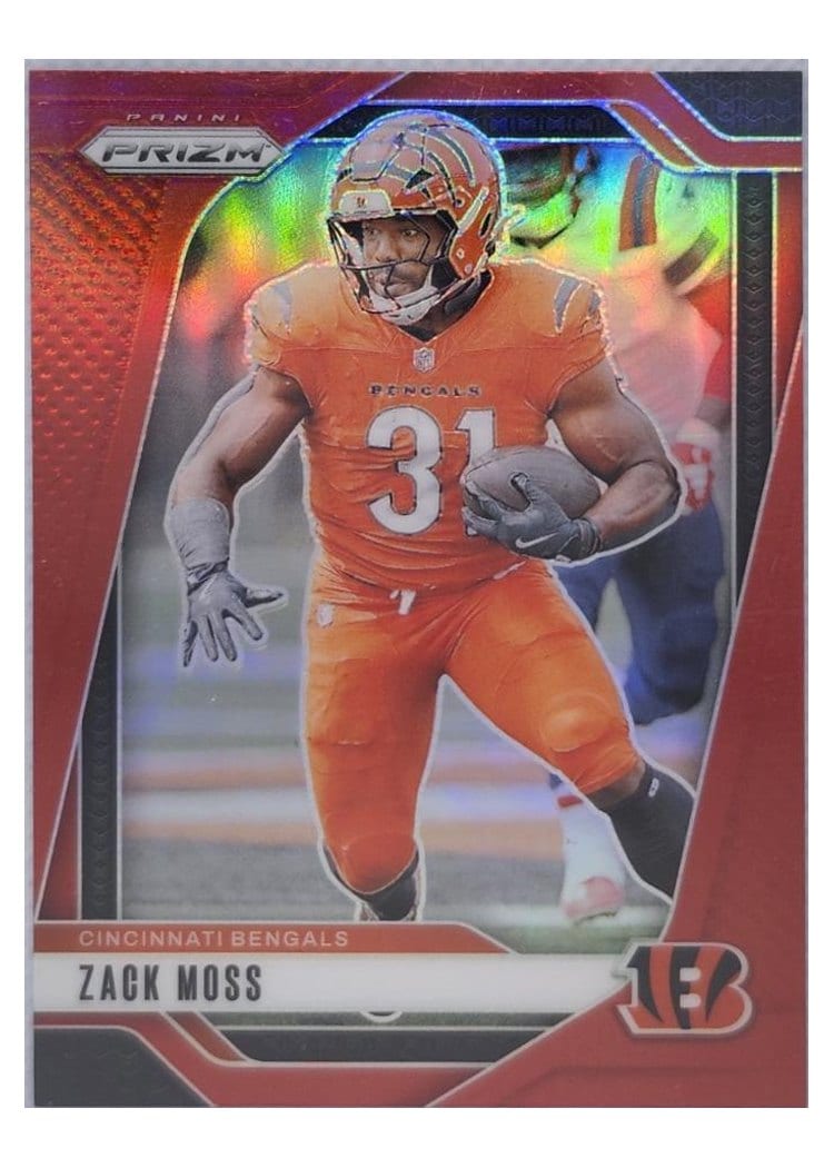 2024 Panini Prizm Base Set Zack Moss #56 card