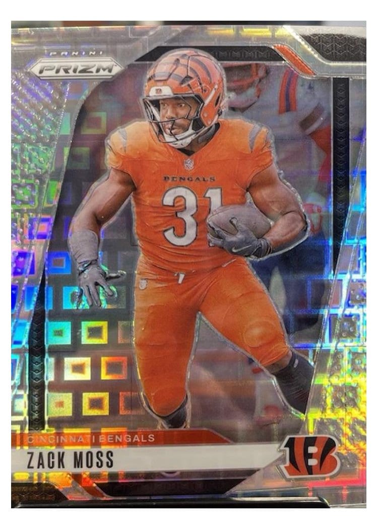 2024 Panini Prizm Base Set Zack Moss #56 card