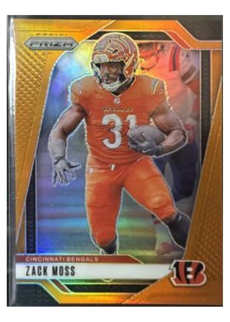 2024 Panini Prizm Base Set Zack Moss #56 card