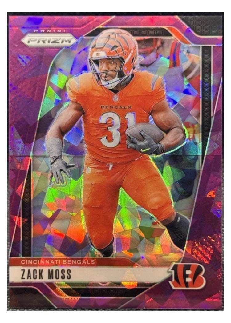 2024 Panini Prizm Base Set Zack Moss #56 card
