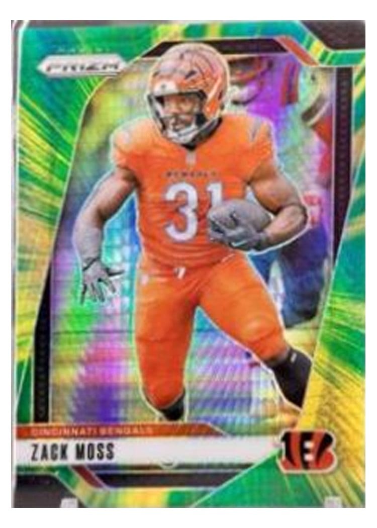 2024 Panini Prizm Base Set Zack Moss #56 card