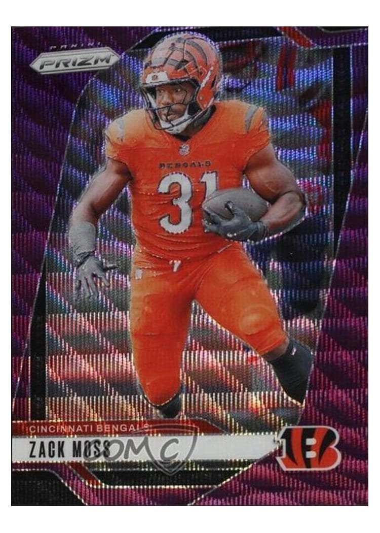 2024 Panini Prizm Base Set Zack Moss #56 card