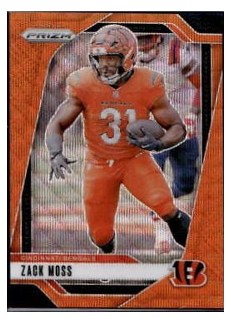 2024 Panini Prizm Base Set Zack Moss #56 card