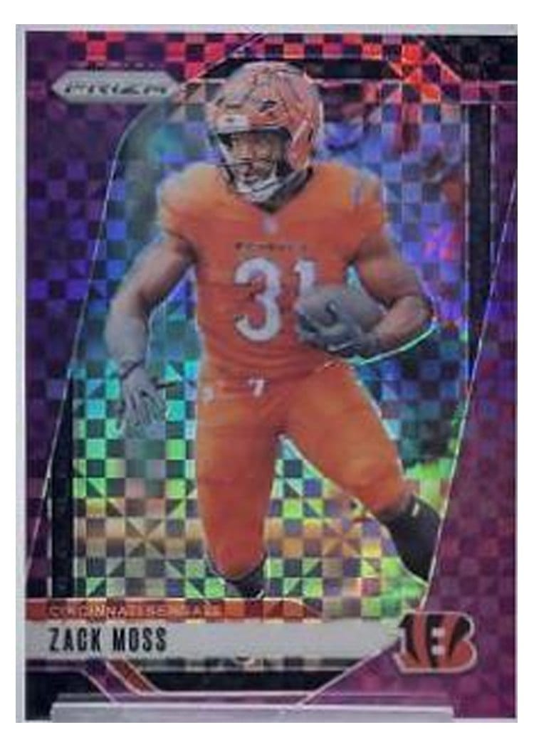 2024 Panini Prizm Base Set Zack Moss #56 card