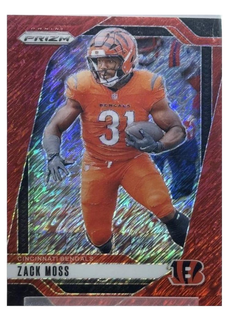 2024 Panini Prizm Base Set Zack Moss #56 card