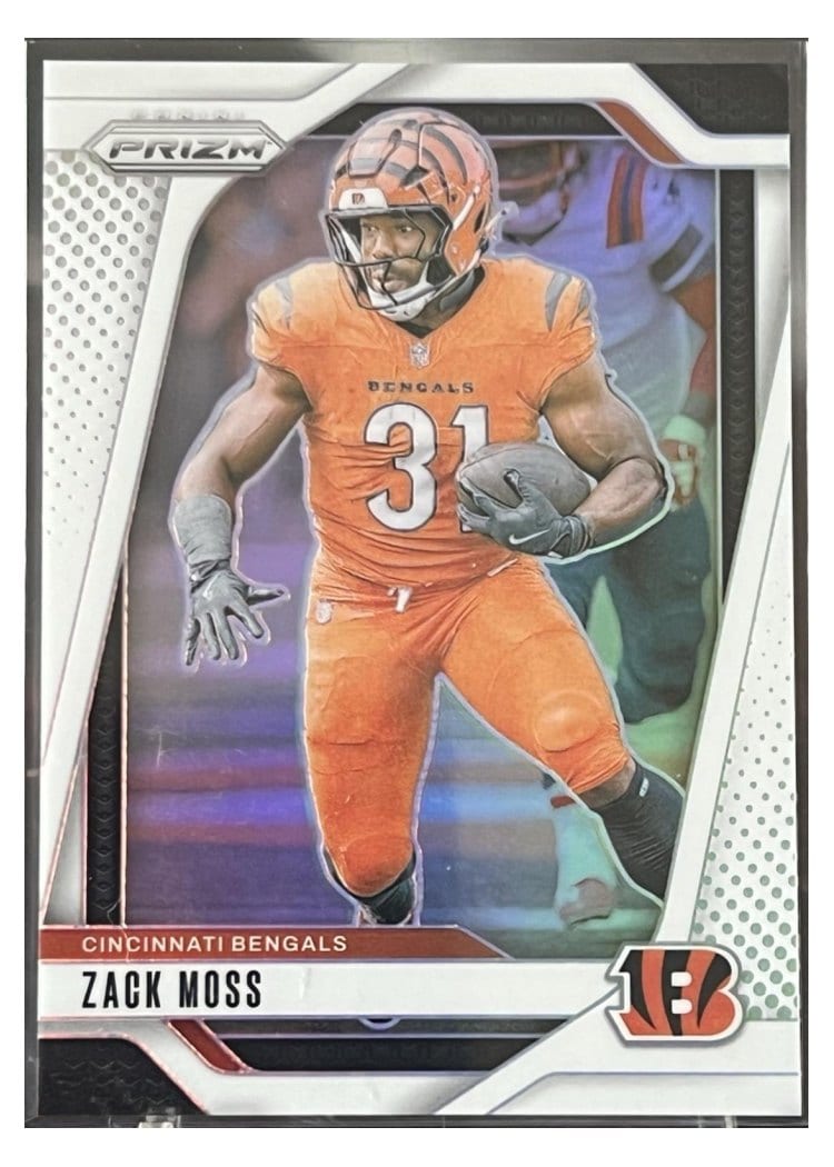 2024 Panini Prizm Base Set Zack Moss #56 card