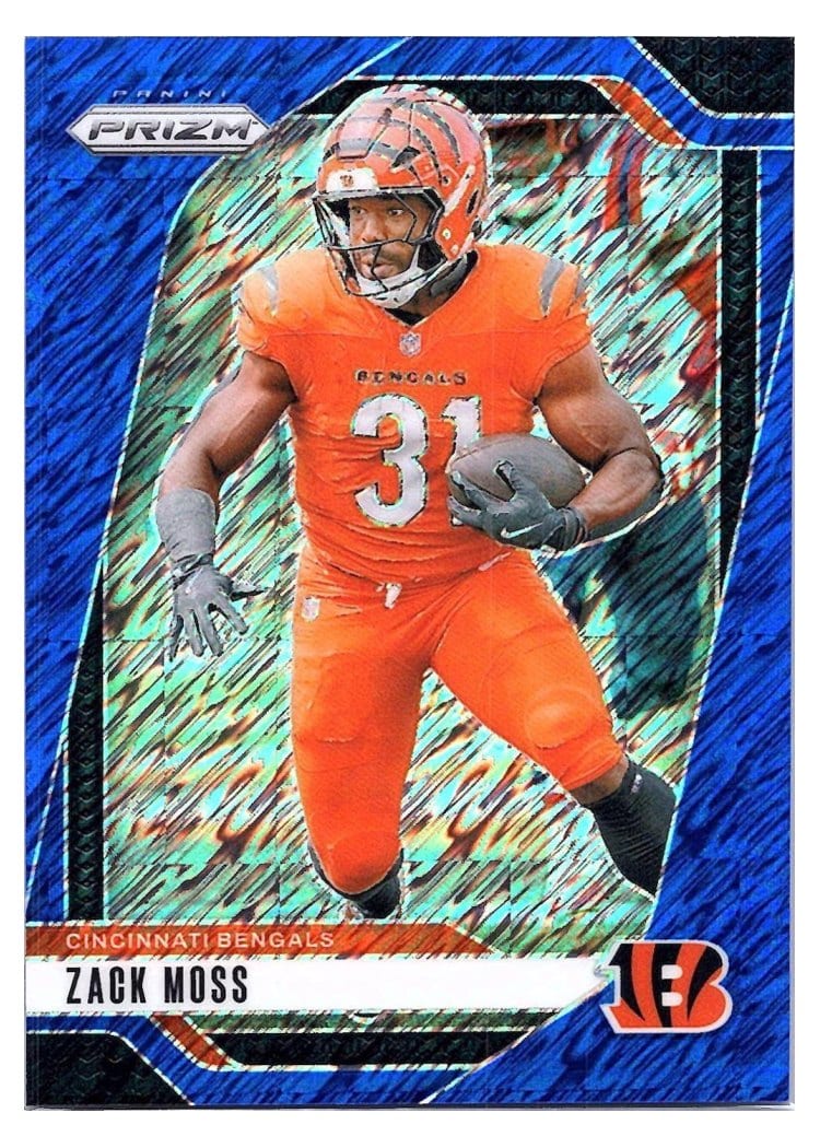 2024 Panini Prizm Base Set Zack Moss #56 card