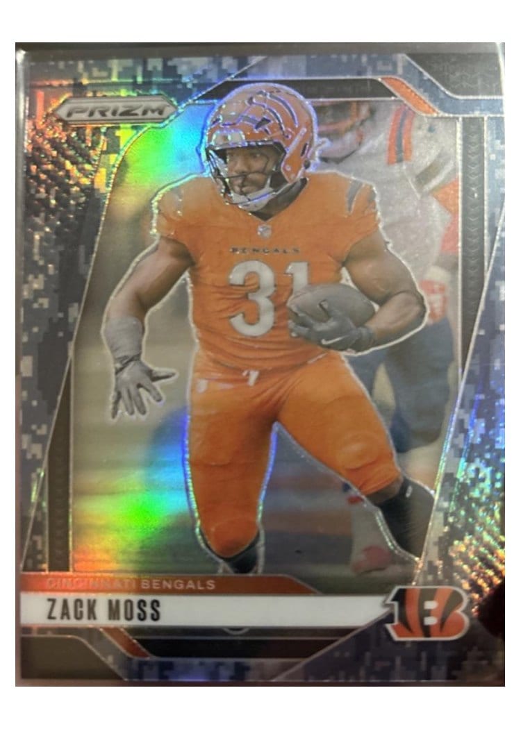 2024 Panini Prizm Base Set Zack Moss #56 card