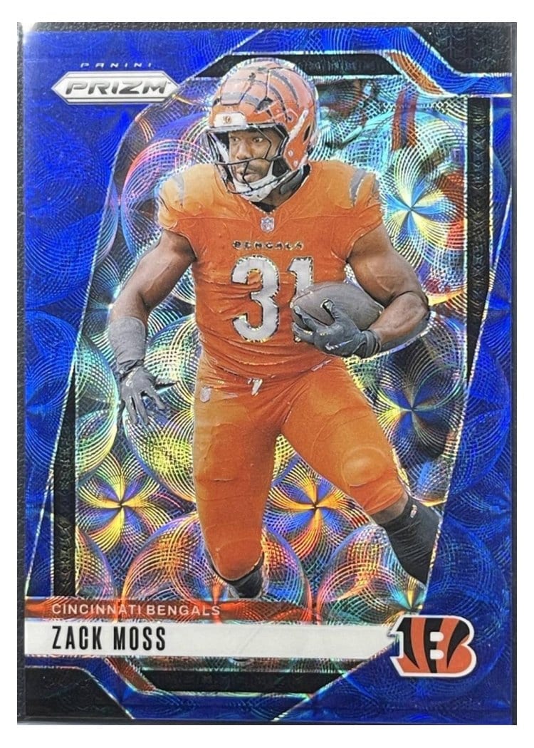 2024 Panini Prizm Base Set Zack Moss #56 card