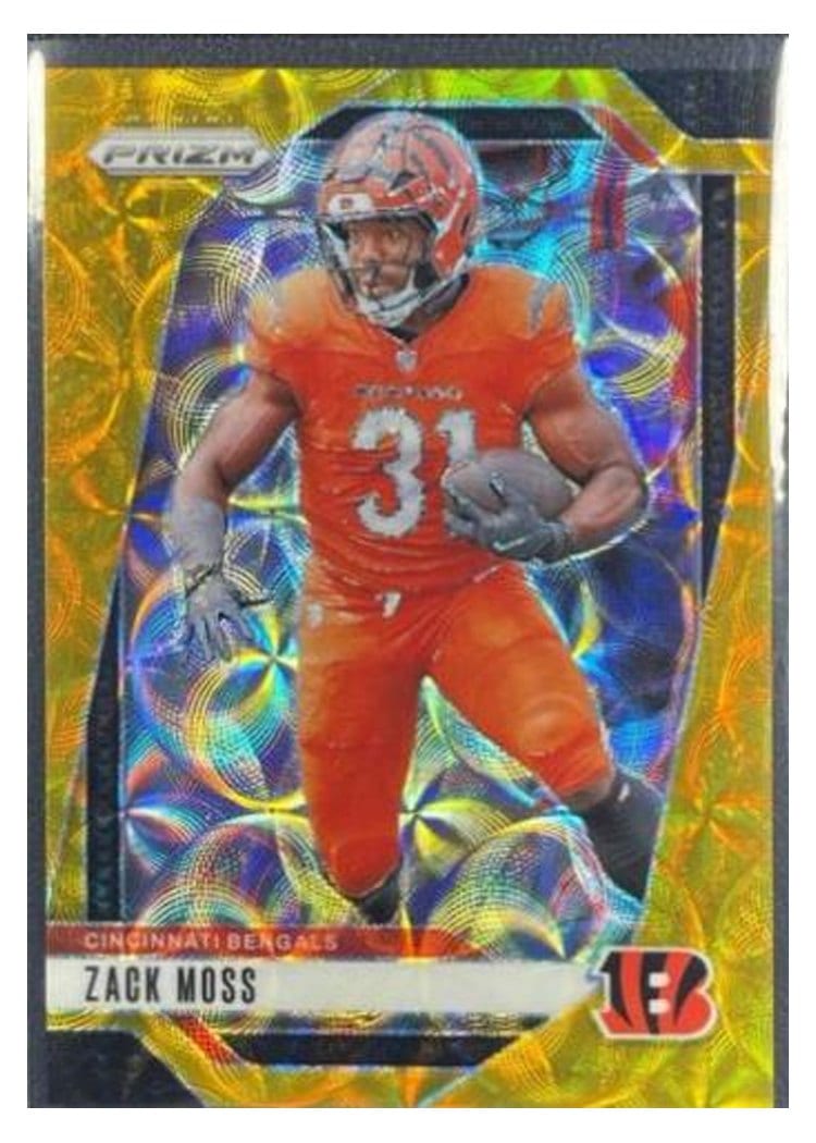 2024 Panini Prizm Base Set Zack Moss #56 card