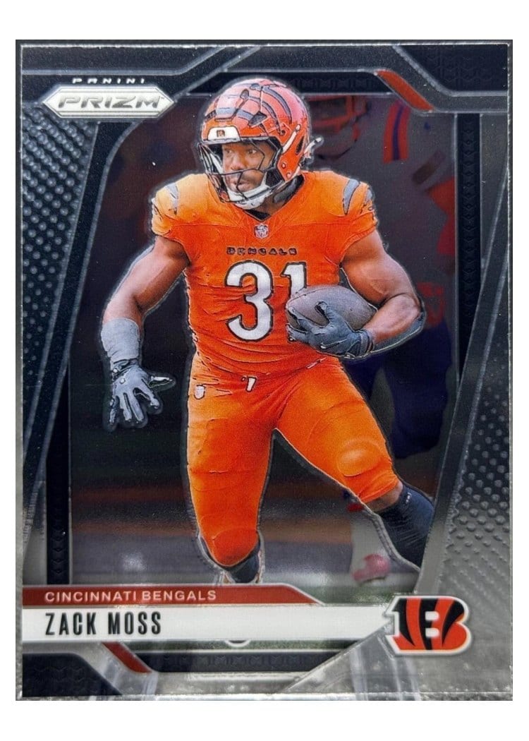 2024 Panini Prizm Base Set Zack Moss #56 card
