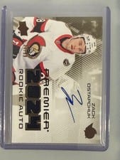 2024-25 Upper Deck Premier Premier Rookie Auto Jersey Zack Ostapchuk #PRA-ZO card
