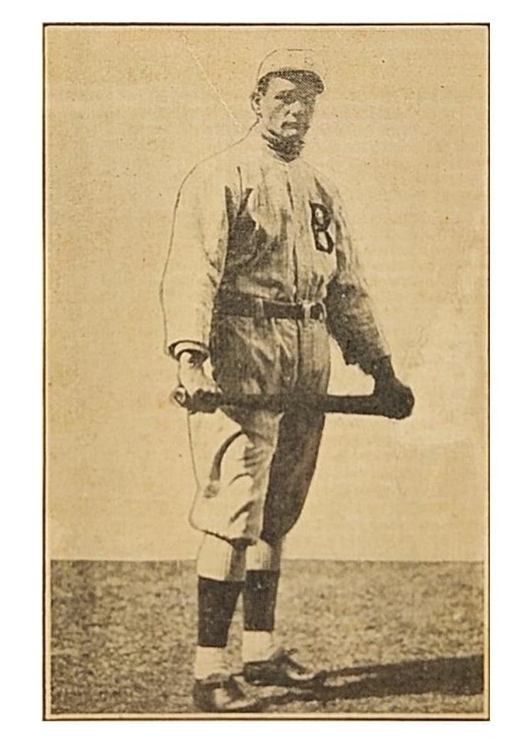 1917 Collins McCarthy Zack Wheat #187 card