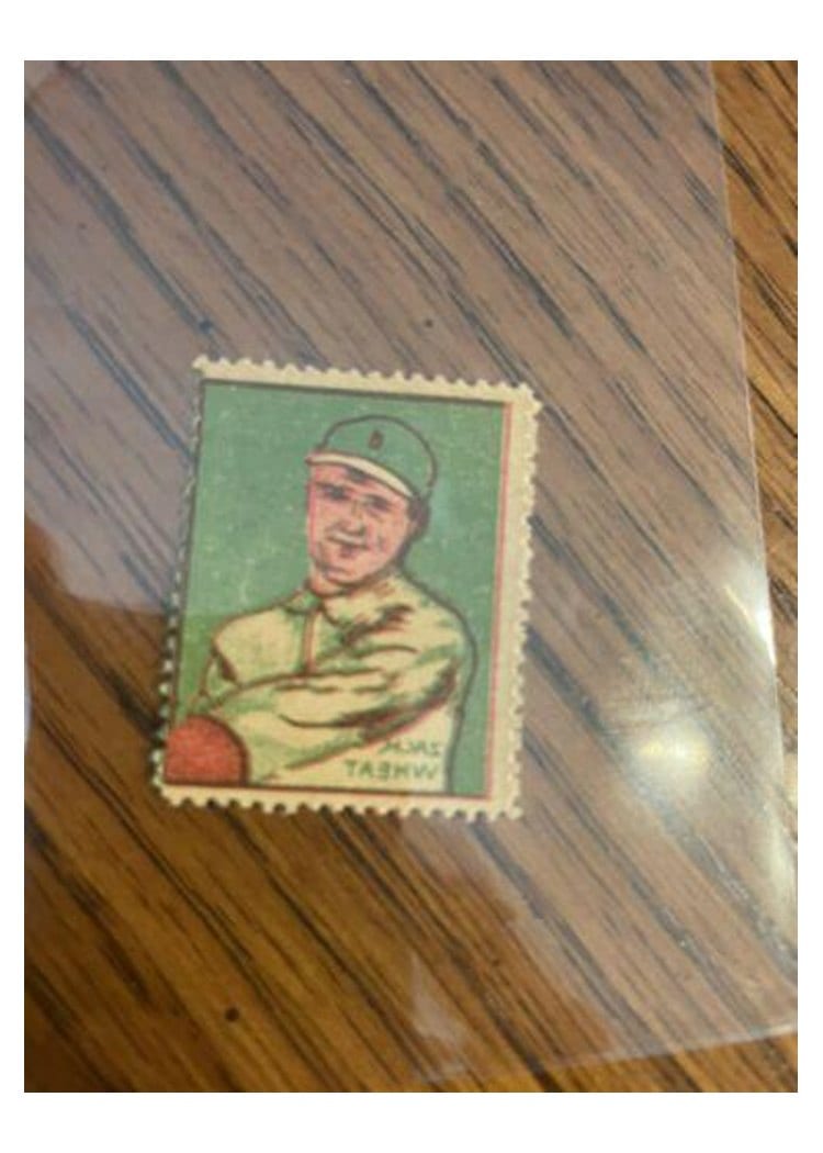 1923 German Baseball Transfers Zack Wheat card