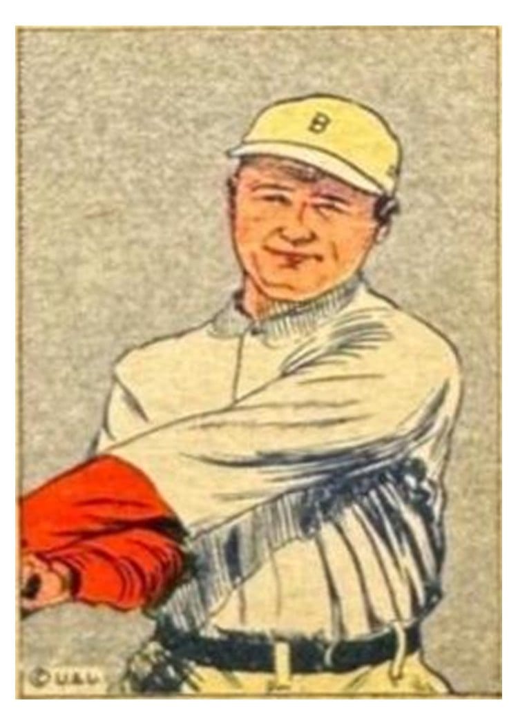 1923 W515 1 Zack Wheat Hand Cut #56 card