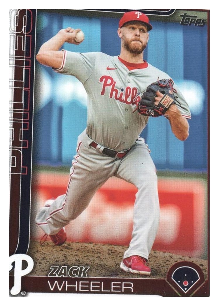 2025 Topps Base Set Zack Wheeler #218 card