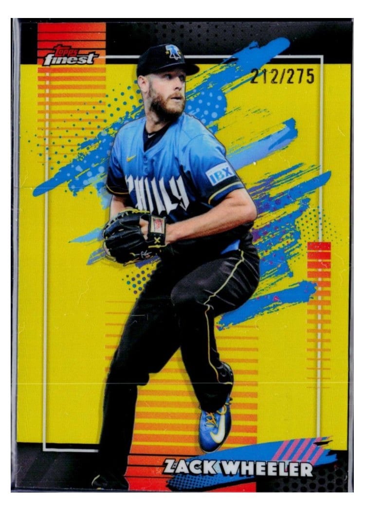 2026 Topps Finest Zack Wheeler #160 card