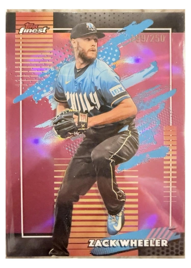 2026 Topps Finest Zack Wheeler #160 card