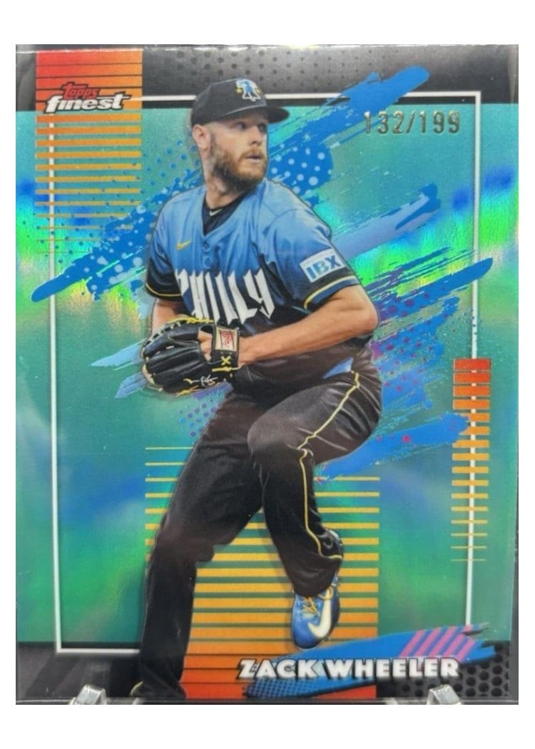 2026 Topps Finest Zack Wheeler #160 card