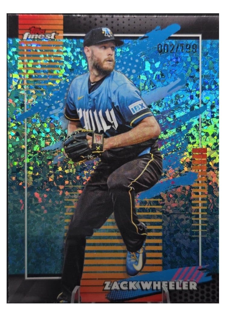 2026 Topps Finest Zack Wheeler #160 card