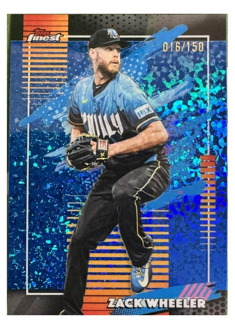 2026 Topps Finest Zack Wheeler #160 card