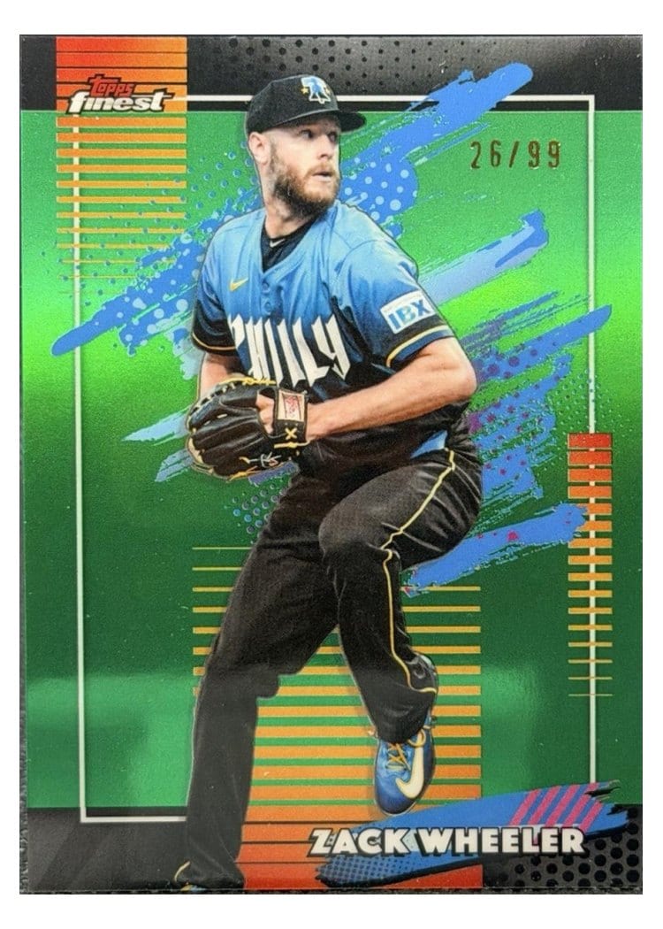 2026 Topps Finest Zack Wheeler #160 card