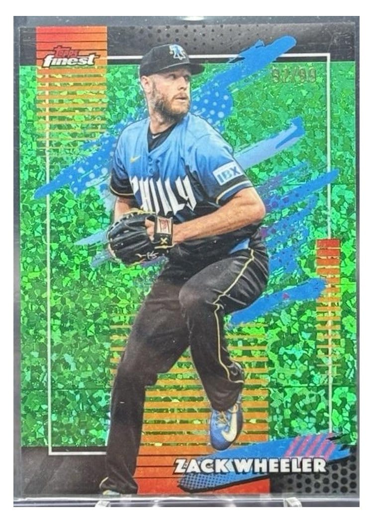 2026 Topps Finest Zack Wheeler #160 card