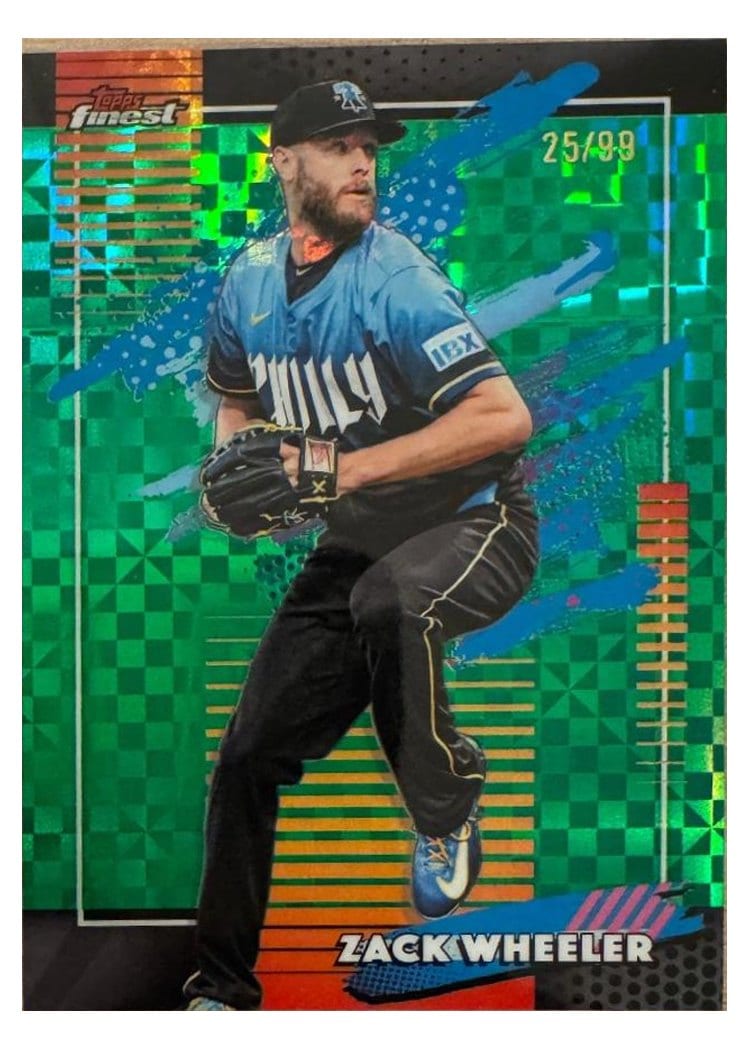 2026 Topps Finest Zack Wheeler #160 card
