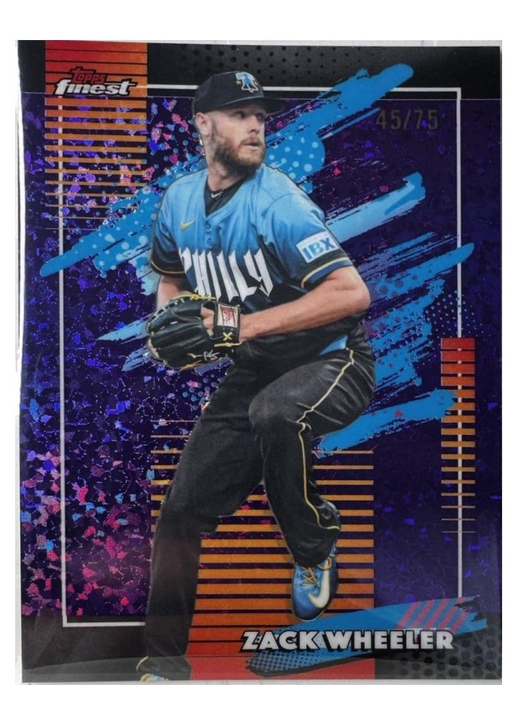 2026 Topps Finest Zack Wheeler #160 card
